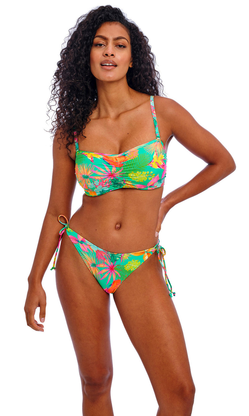 Isla Margarita Jade UW Bandeau Bikini Top, Special Order D Cup to G Cup