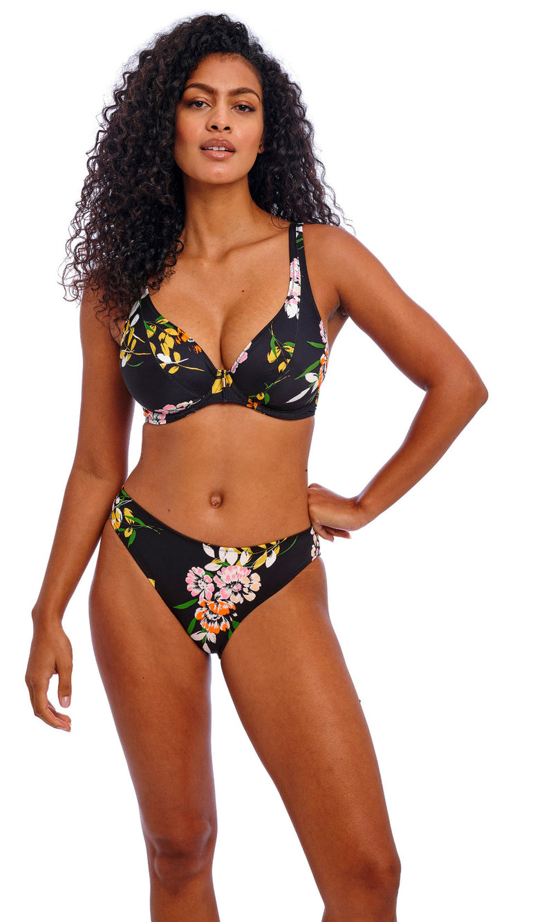 Twilight Soul Black UW High Apex Bikini Top, Special Order D Cup to J Cup