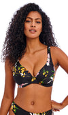 Twilight Soul Black UW High Apex Bikini Top, Special Order D Cup to J Cup