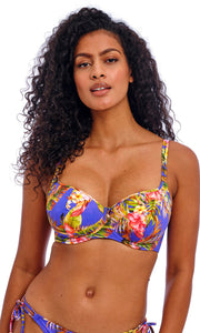 Tiger Valley Ultramarine UW Sweetheart Bikini Top, Special Order D Cup to HH Cup