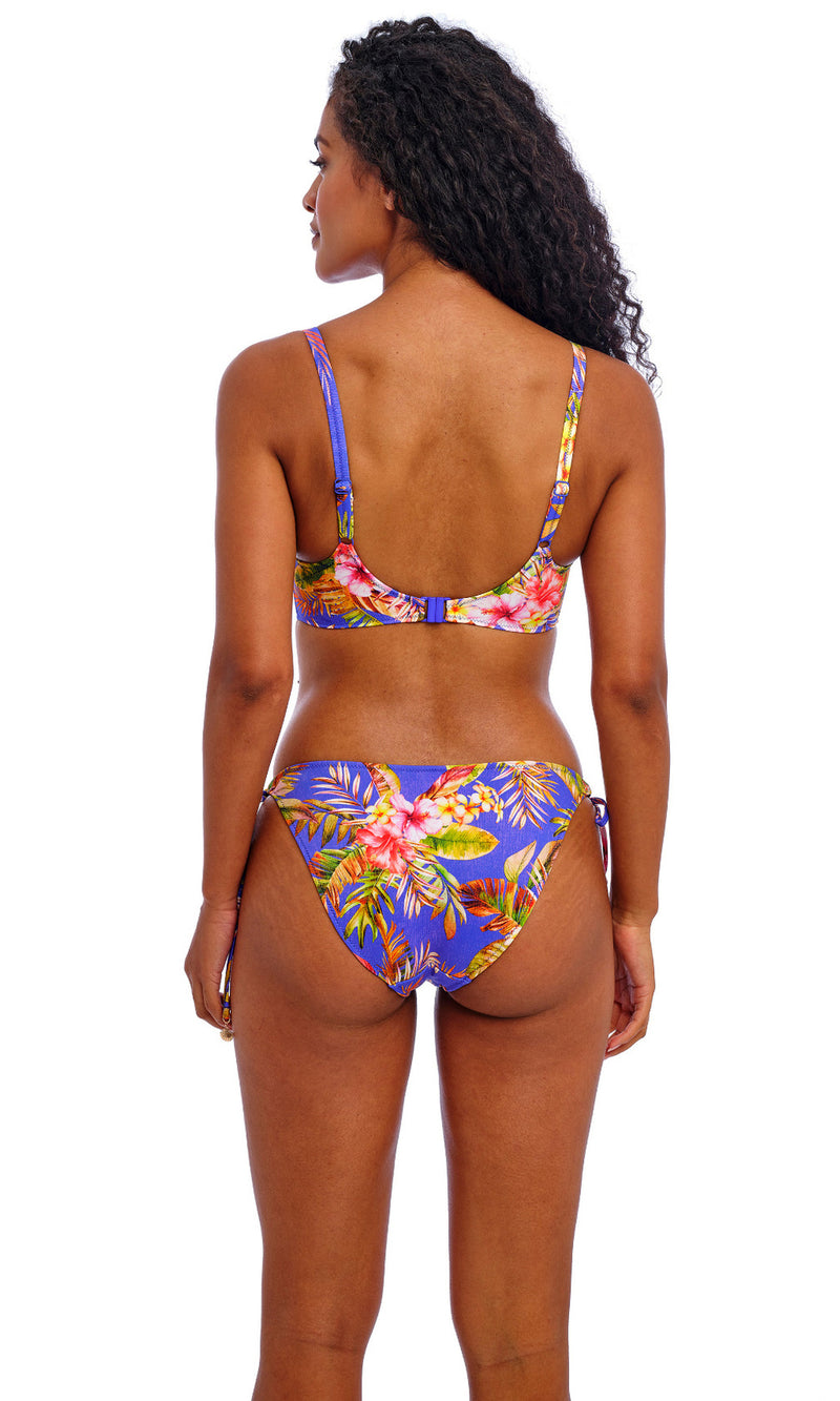Tiger Valley Ultramarine Tie Side Bikini Brief, Special Order XS - 2XL