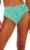 Fiji Falls Marine High Waist Bikini Brief, Special Order XS - 2XL