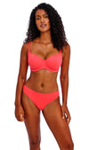 Jewel Cove Plain Sunset UW Sweetheart Bikini Top, Special Order D Cup to HH Cup