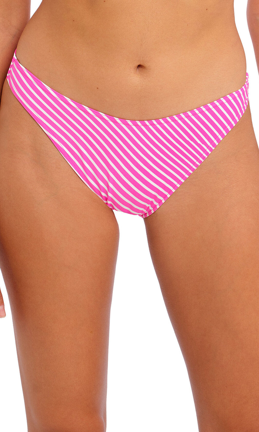 Jewel Cove Stripe Raspberry Bikini Brief, Special Order XS - 2XL