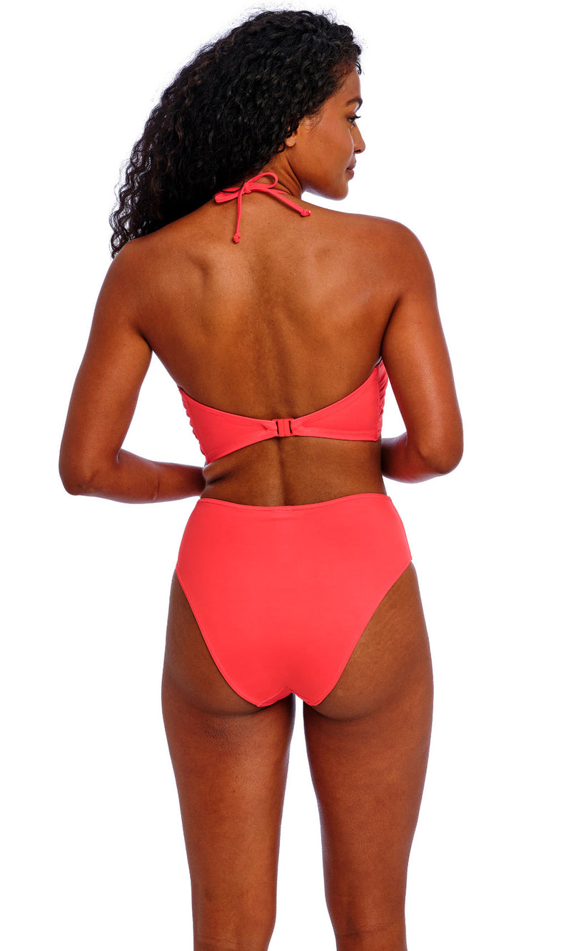 Jewel Cove Plain Sunset High Waist Bikini Brief, Special Order XS - 2XL