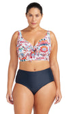 Loquacious Cezanne D/DD Underwire Midriff Bikini Top