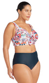 Loquacious Cezanne D/DD Underwire Midriff Bikini Top