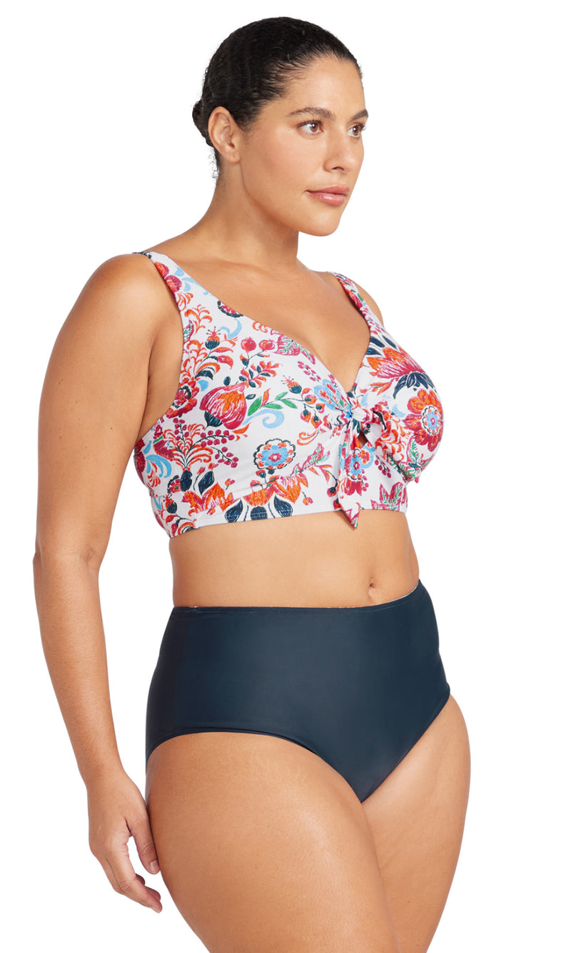 Loquacious Cezanne D/DD Underwire Midriff Bikini Top
