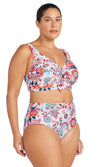 Loquacious Cezanne D/DD Underwire Midriff Bikini Top