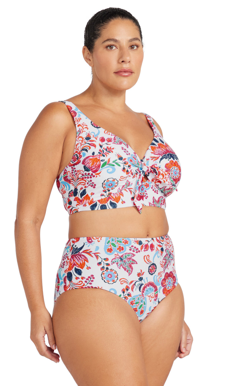 Loquacious Cezanne D/DD Underwire Midriff Bikini Top