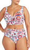 Loquacious Cezanne D/DD Underwire Midriff Bikini Top