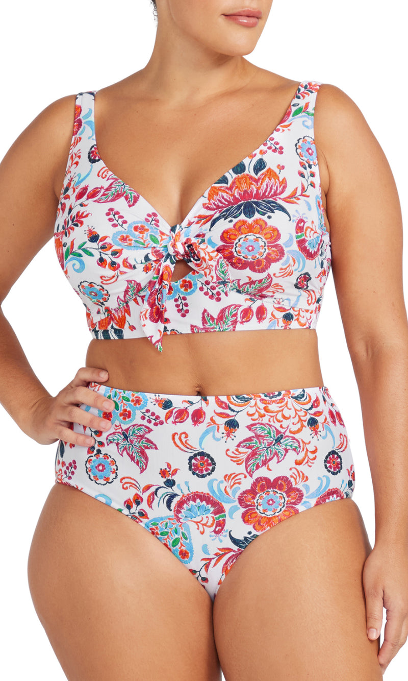 Loquacious Cezanne D/DD Underwire Midriff Bikini Top
