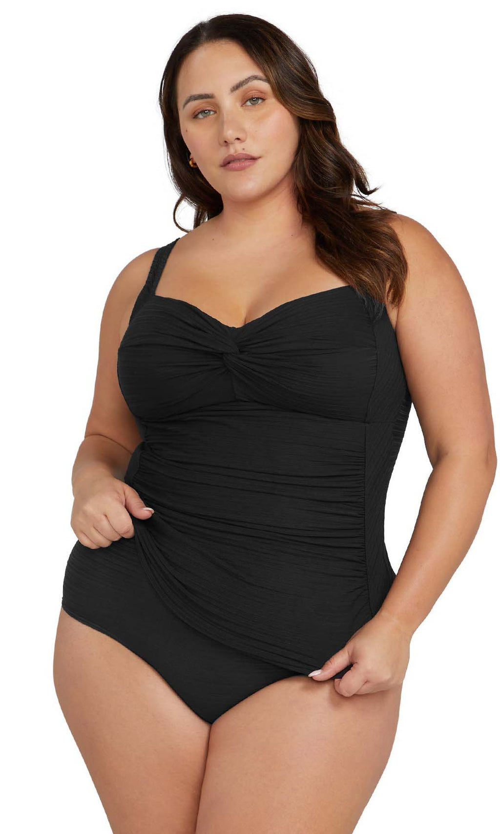 Black Aria Botticelli Multi Cup Tankini Top