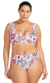 Loquacious Magritte Bikini Top White
