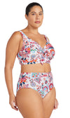 Loquacious Mondrian Reversible High Waist Swim Pant