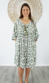 Rayon Dress Avocado Totem, More Colours