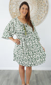 Rayon Dress Avocado Totem, More Colours