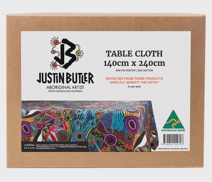 Aboriginal Art Table Cloth Justin Butler