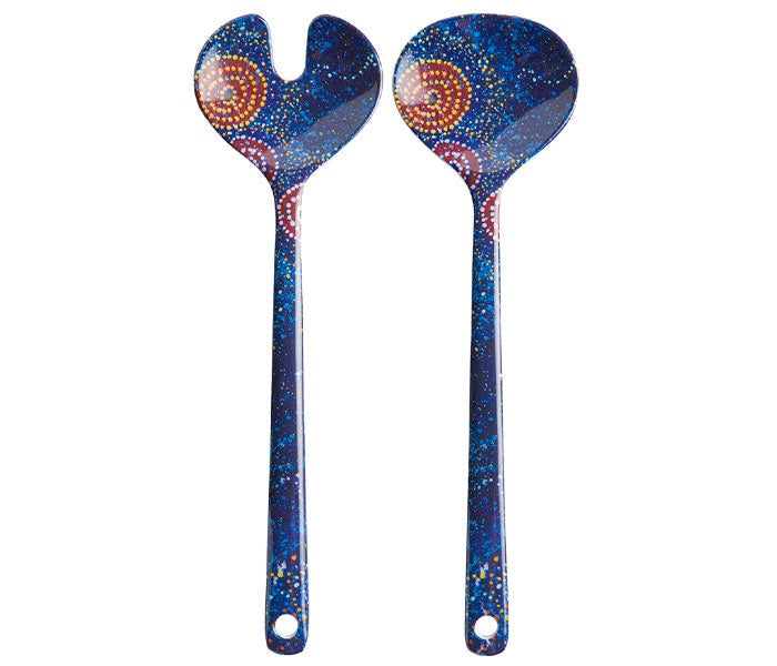 Aboriginal Art Salad Server Alma Granites