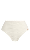 Beach Waves Linen High Waist Bikini Brief, Special Order S - 2XL