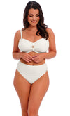 Beach Waves Linen High Waist Bikini Brief, Special Order S - 2XL