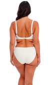 Beach Waves Linen Mid Rise Bikini Brief, Special Order XS - 2XL