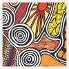 Aboriginal Art Beach Towel Weaving Through Time.