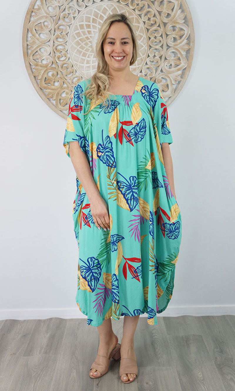 Rayon Bermuda Kaftan Hideaway