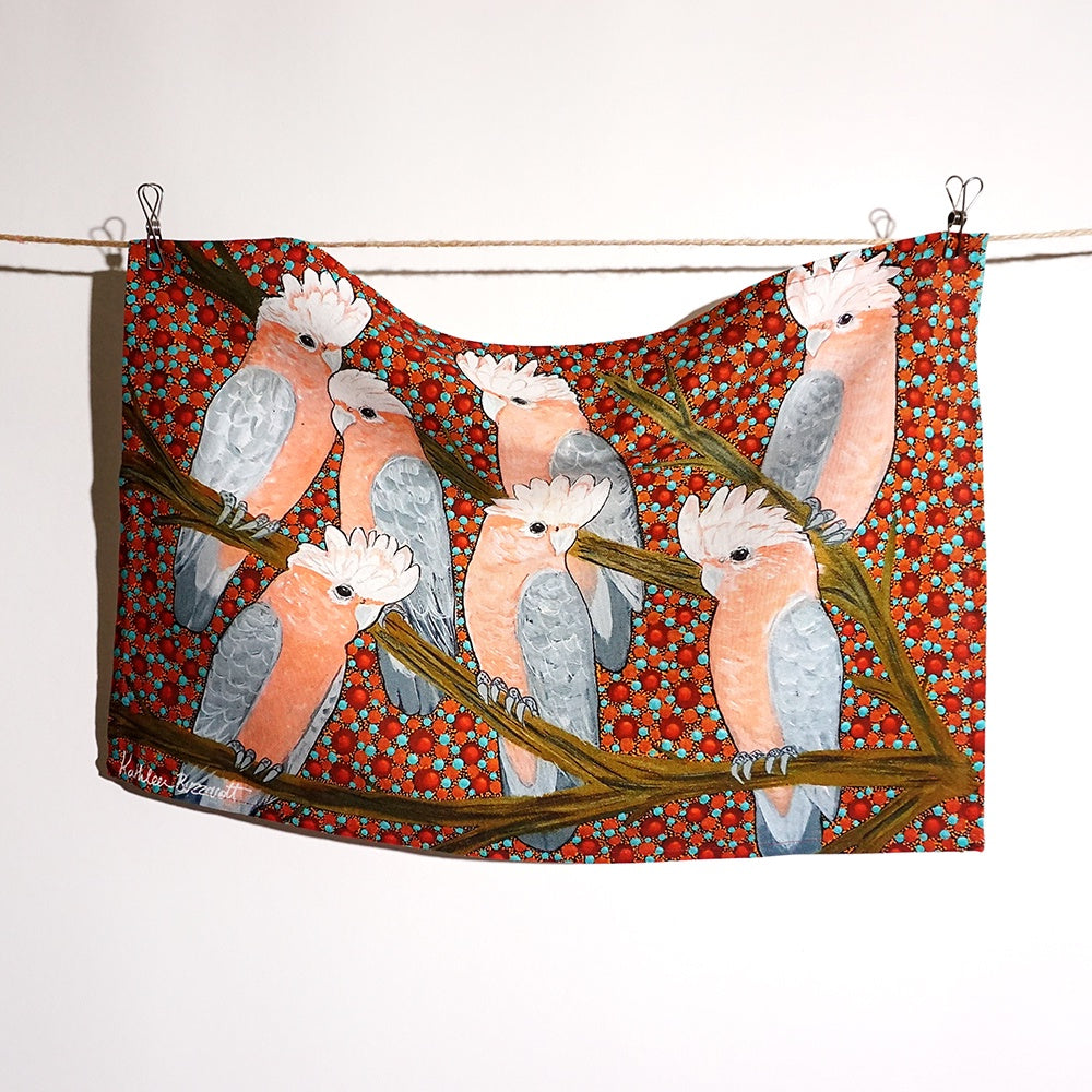 Aboriginal Art Cotton Tea Towel by Kathleen Buzzacott (4)