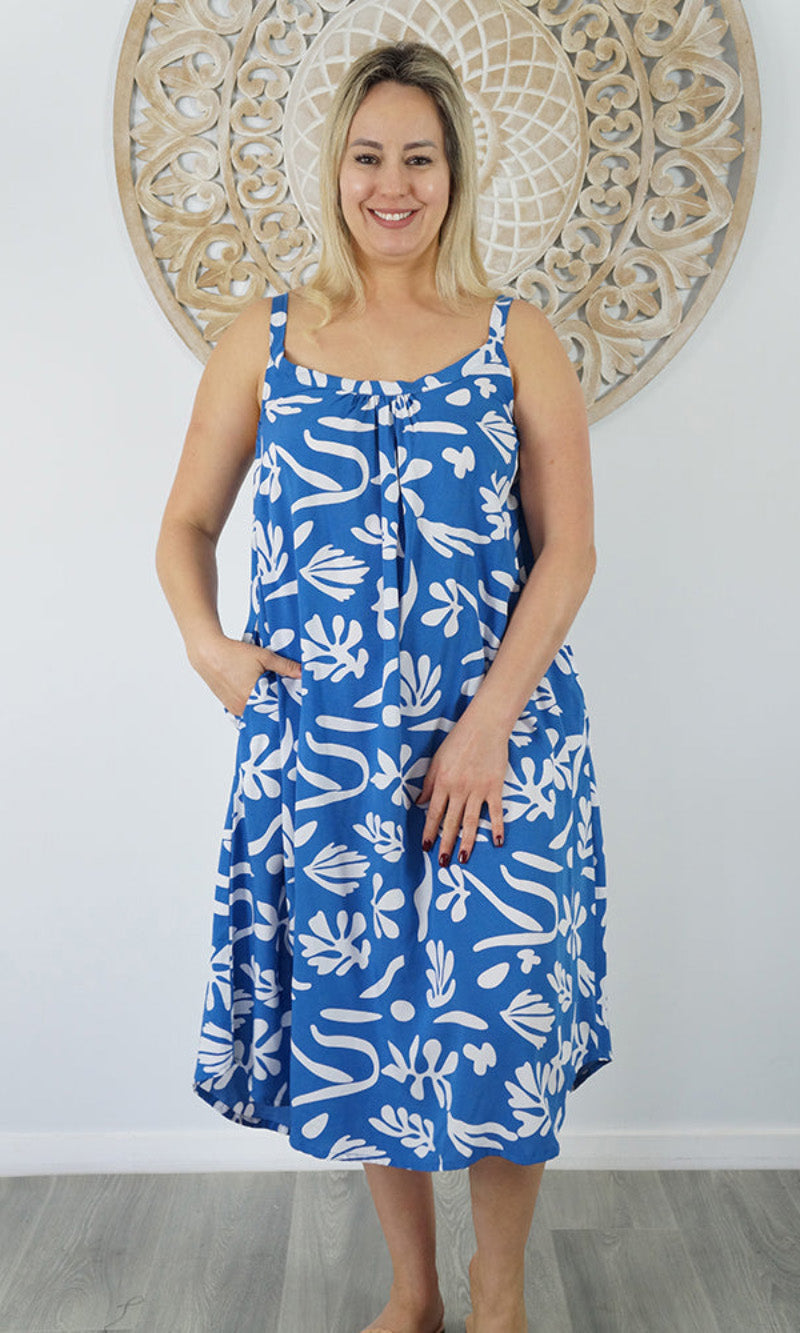 Rayon Dress Bondi Jellyfish, More Colours