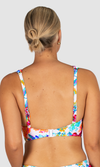 Le Jardin D/DD Longline Bikini Bra Top White