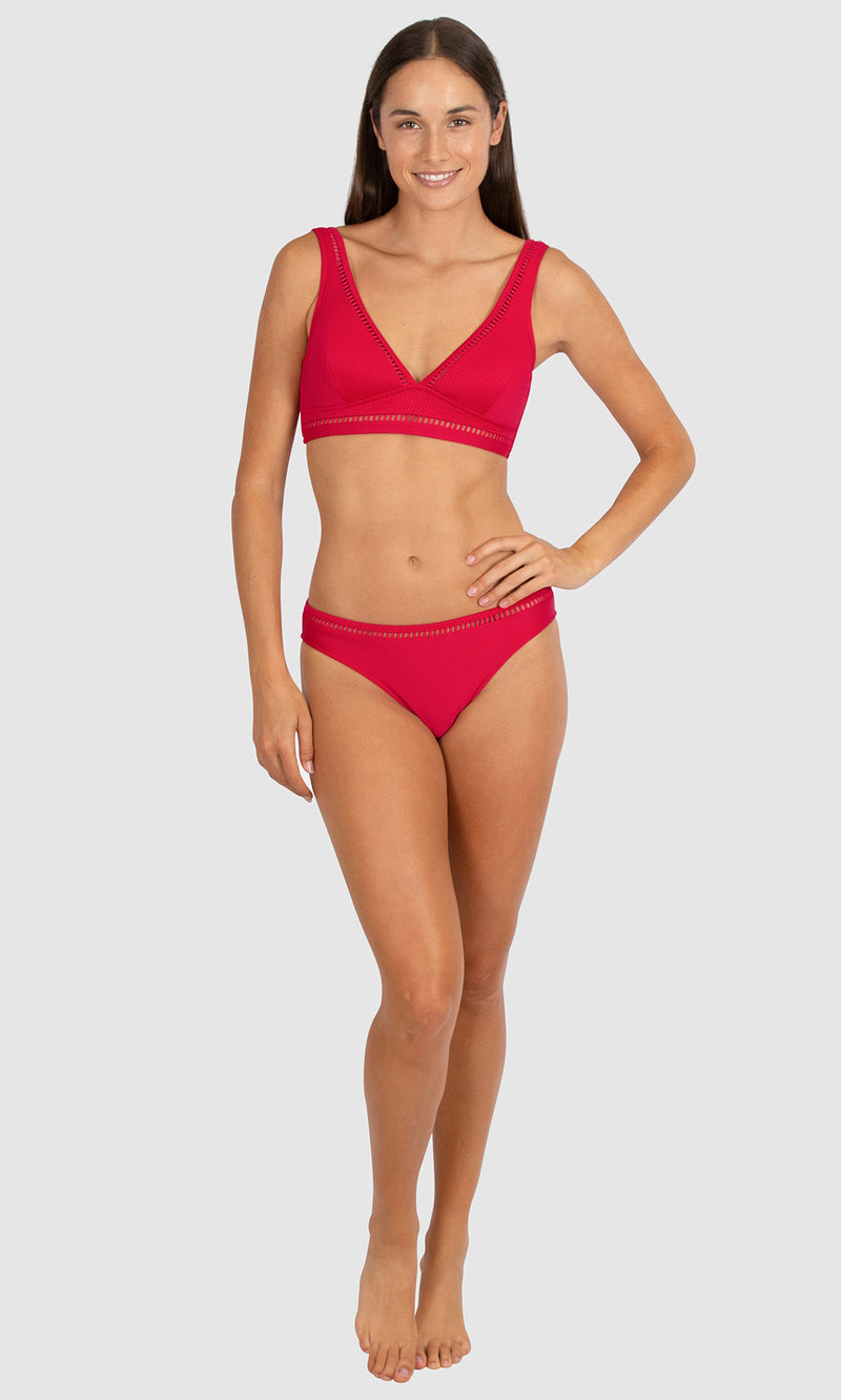 D/DD Longline Bralette Bikini Top Rococco, More Colours