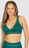 D/DD Longline Bralette Bikini Top Rococco, More Colours