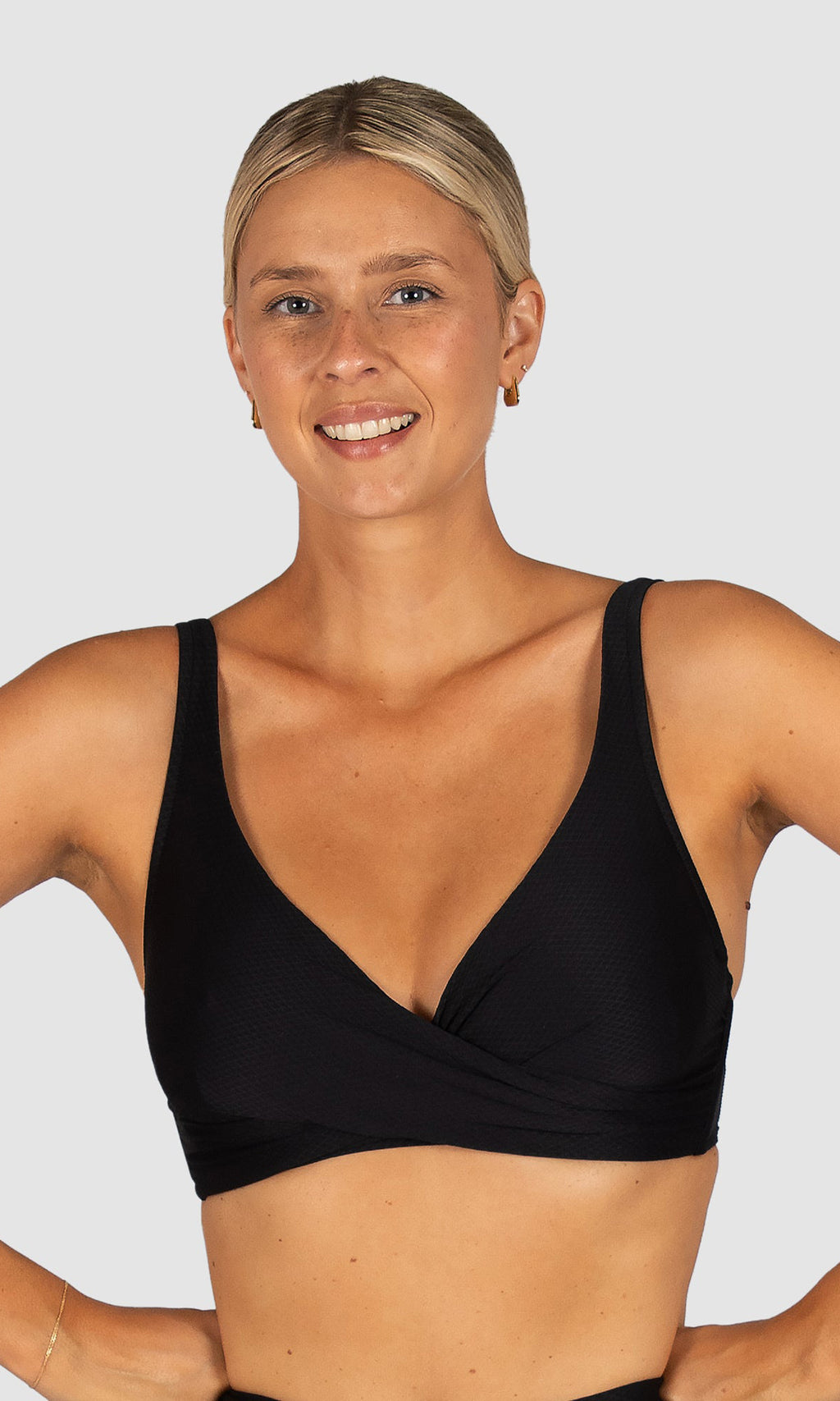 Rococco D/E Cup Wrap Bikini Bra Top, More Colours