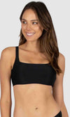 Rococco Square Neck Multifit Bralette Bikini Top, More Colours