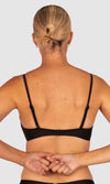 Rococco Twist Bralette Bikini Top Nero