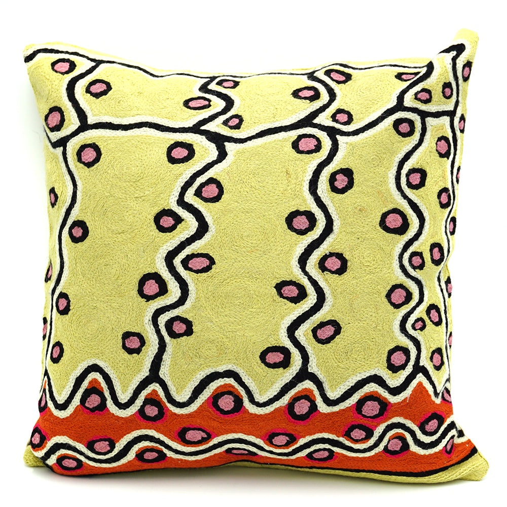 Aboriginal Art Cushion Cover by Rama Kaltu Kaltu Sampson (4)