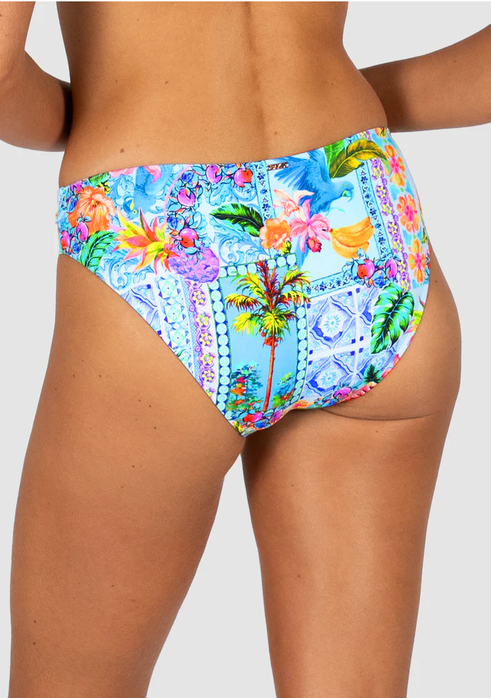 Sardinia Twist Band Regular Bikini Pant Ocean