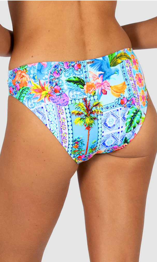 Sardinia Twist Band Regular Bikini Pant Ocean