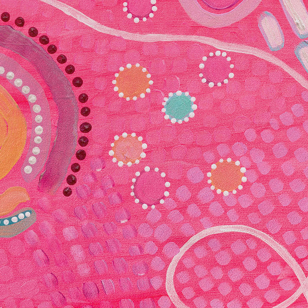 Aboriginal Art Beach Towel Connections