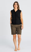 Bamboo Ladies Shirt Sleeveless Plain, More Colours