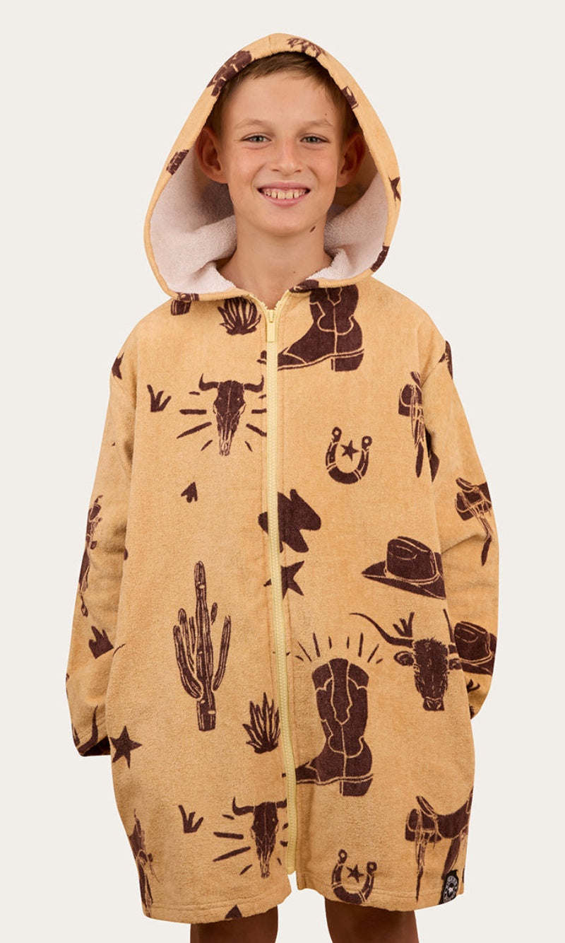 Boot Scootin Kids Zip Through Towel, More Colours