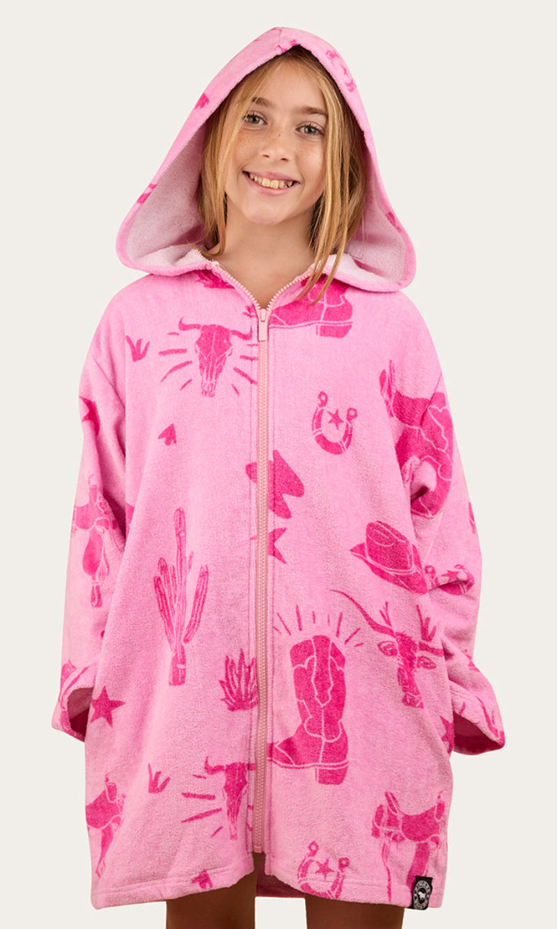 Boot Scootin Kids Zip Through Towel, More Colours