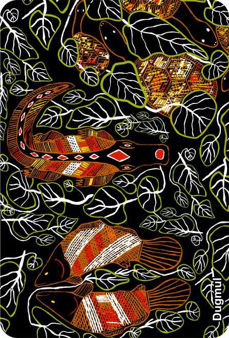 Aboriginal Art Microfibre Teatowels by Graham Kenyon