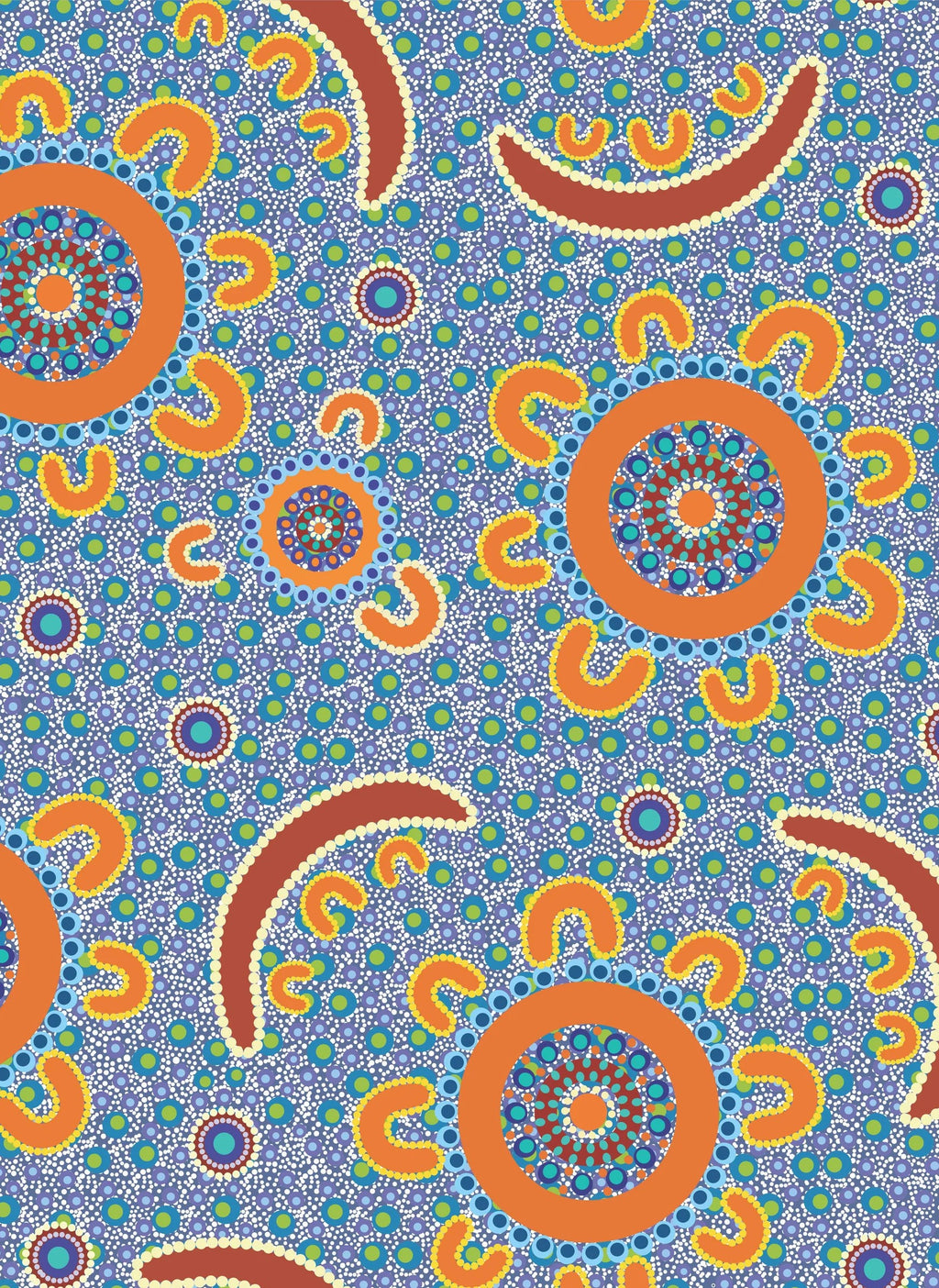 Aboriginal Art Microfibre Teatowels by Kathleen Buzzacott