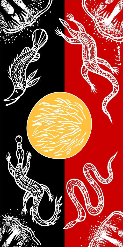 Aboriginal Art Microfibre Teatowels by Lois Enoch, More Prints