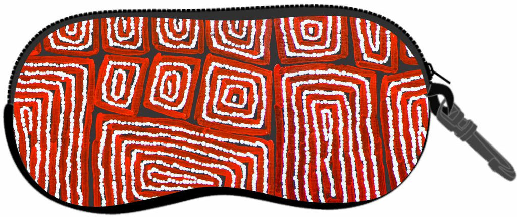 Aboriginal Art Sunglasses Case by Gari Dari Artists, More Artworks