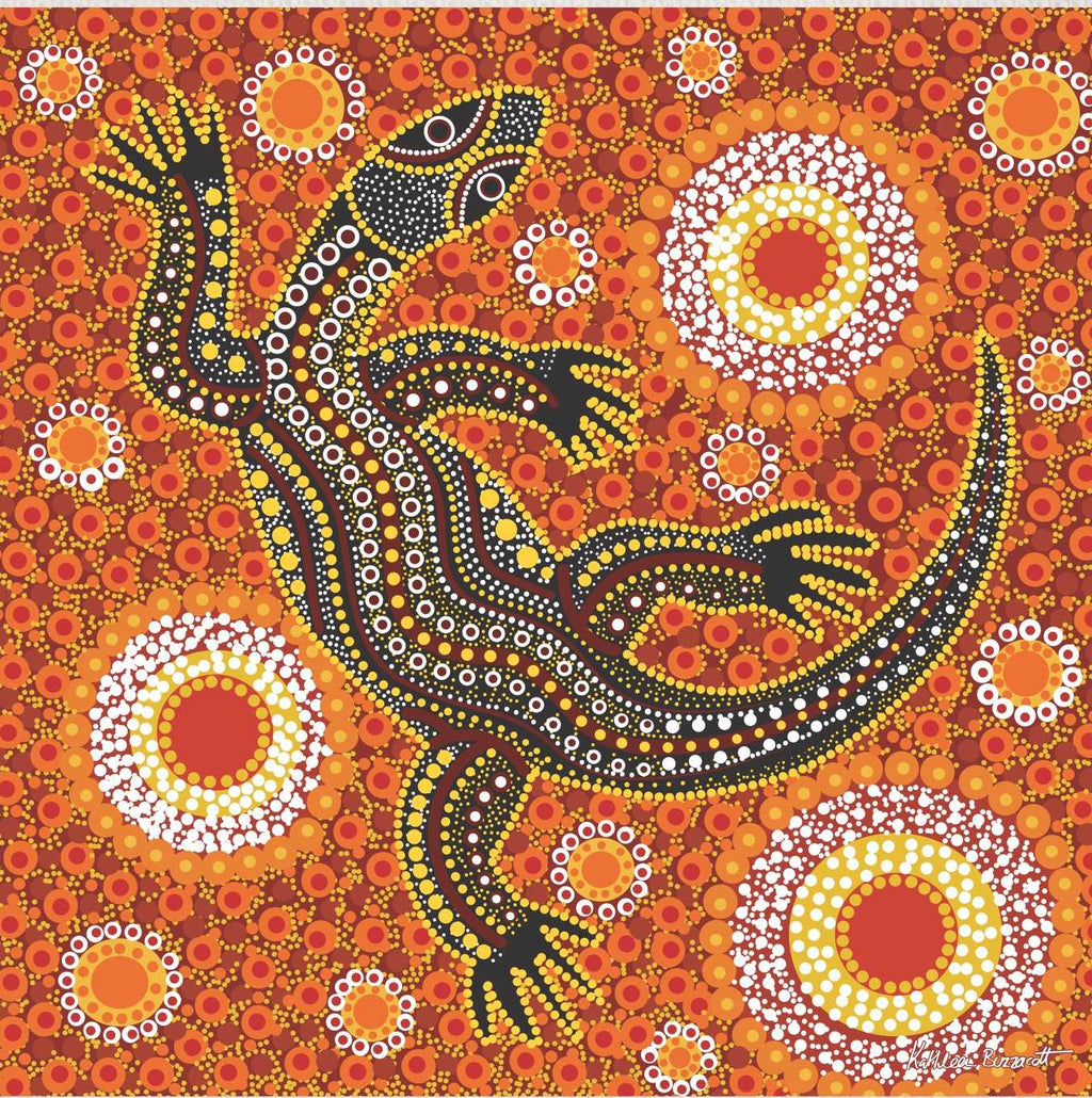 Aboriginal Art Microfibre Teatowels by Kathleen Buzzacott