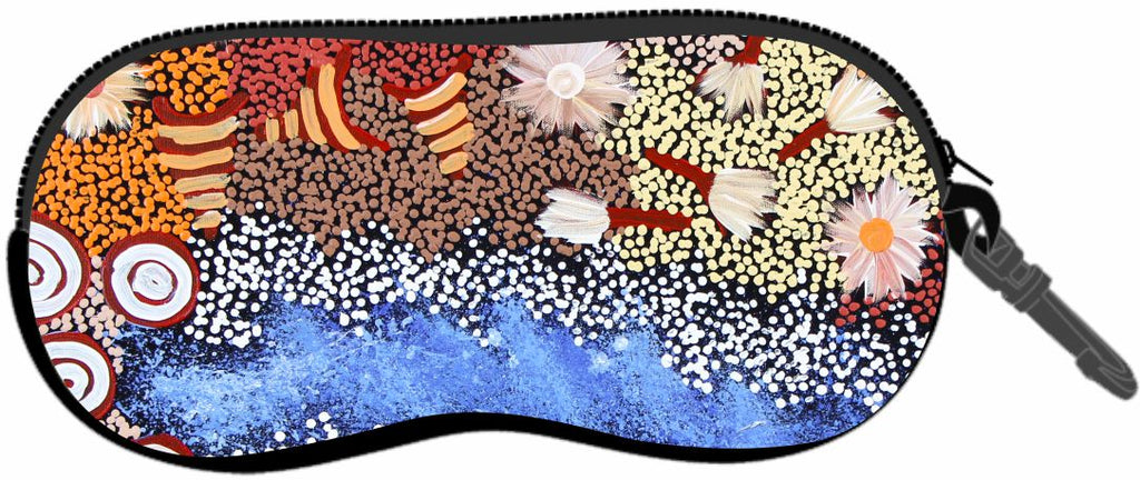 Aboriginal Art Sunglasses Case by Gari Dari Artists, More Artworks