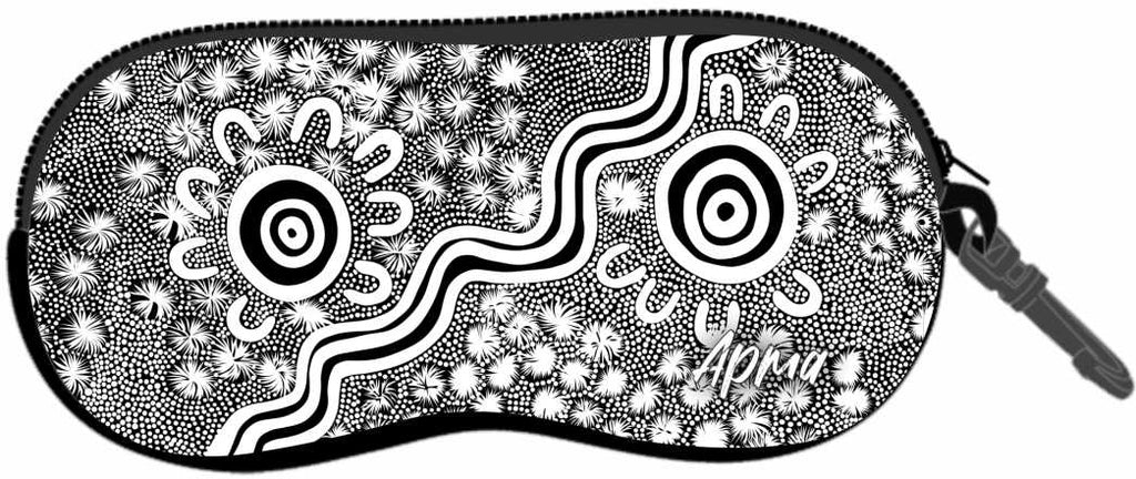 Aboriginal Art Sunglasses Case by Merryn Apma Daley, More Artworks
